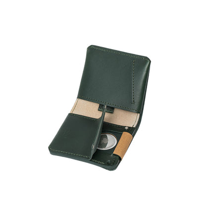 Leather AirTag Billfold Wallet