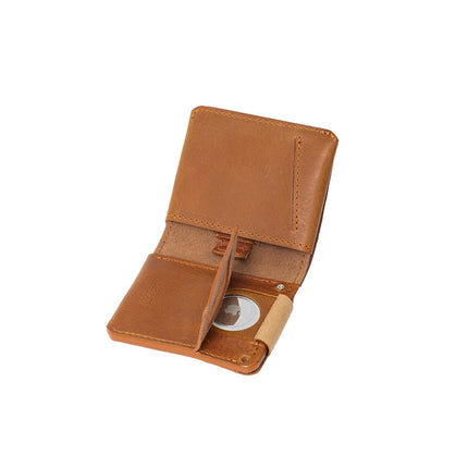 Leather AirTag Billfold Wallet