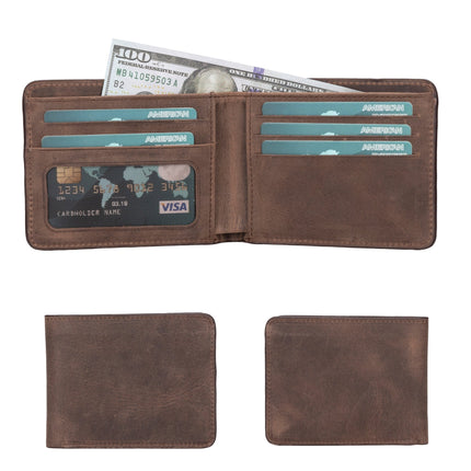 Arvada Handmade Leather Bifold Wallet