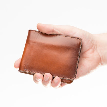 Arvada Handmade Leather Bifold Wallet