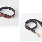 Red / Collar And Leash / 120X2Cm And 48X2Cm