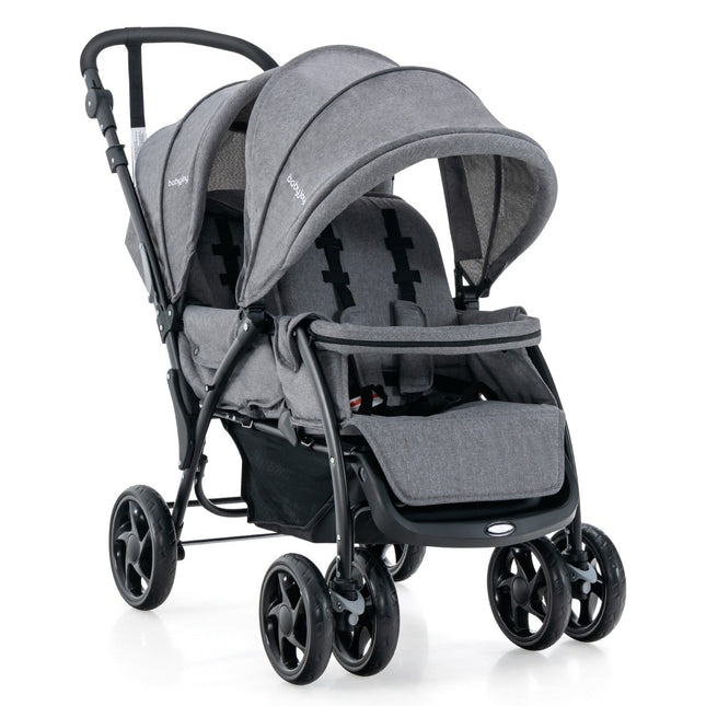 Folding Double Baby Stroller