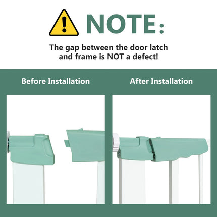 NNECW 70-119CM Adjustable Baby Safety Gate