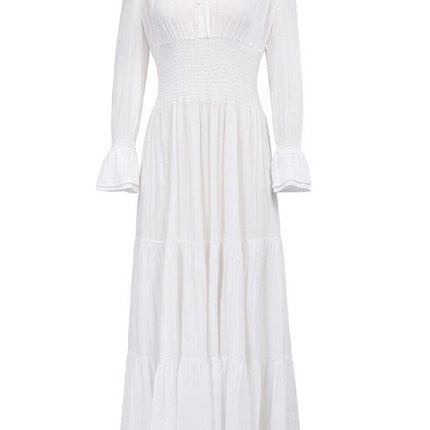 Belle Poque Women Dresses Long Sleeve Comfortable Rayon Renaissance Dresses Summer Maxi Dress Sexy Ruched Summer Autumn New Lady