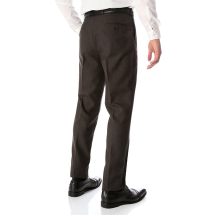 Ben Taupe Wool Blend Modern Fit Traveler Pants