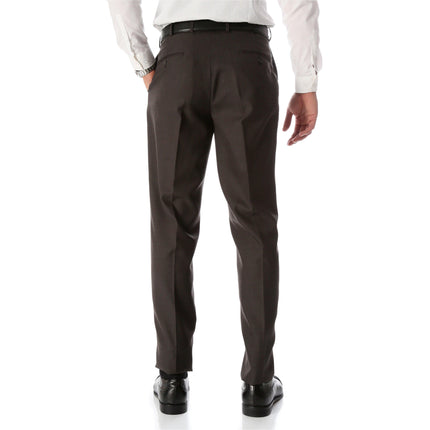 Ben Taupe Wool Blend Modern Fit Traveler Pants