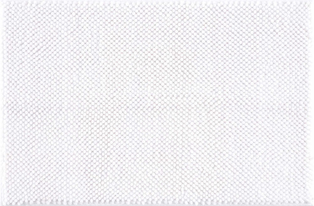 Washable Bath Mat, White