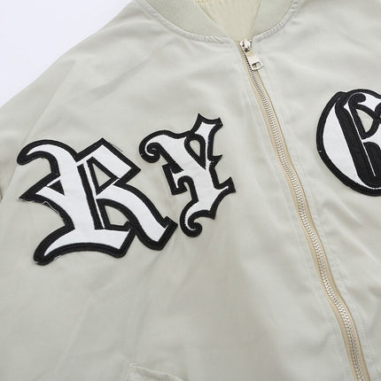 Punk Patch Bomber Cargo Jacket