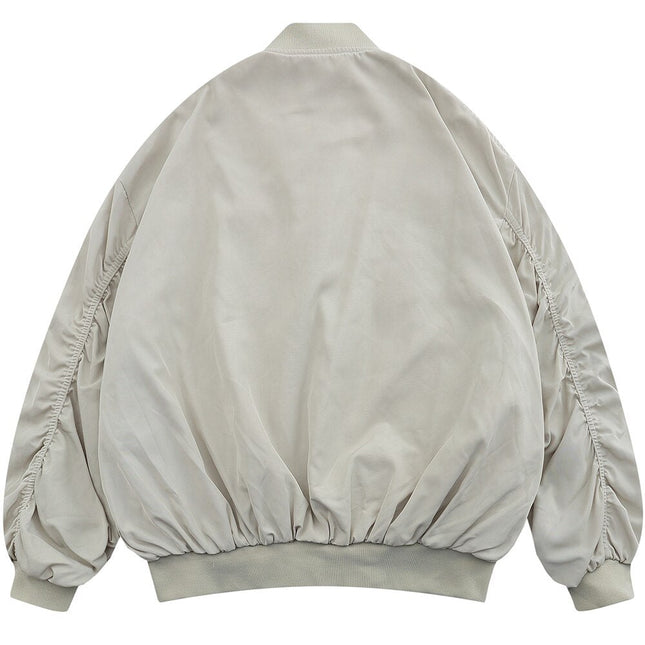 Punk Patch Bomber Cargo Jacket