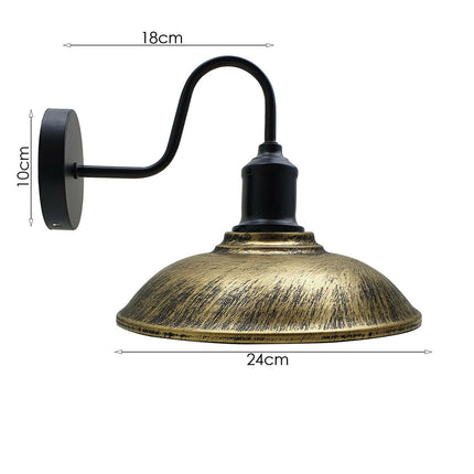 Industrial Wall Light E27 Gooseneck Vintage Style Kitchen Lighting ~1871