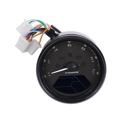 Universal Digital Motorcycle Odometer Speedometer Tachometer Gauge with LCD Backlight Suitable For All Motorcycles