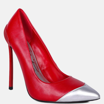 Cidra Silver Stiletto Heels
