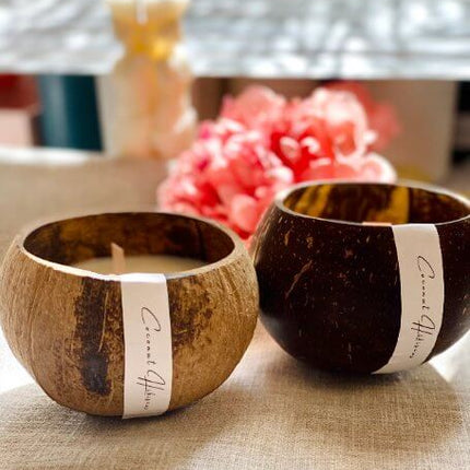Coconut Shell Candle | Sustainable Home Decor
