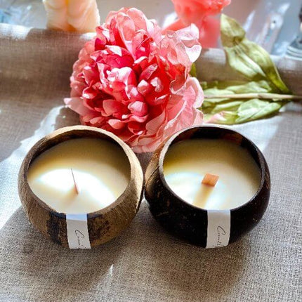 Coconut Shell Candle | Sustainable Home Decor