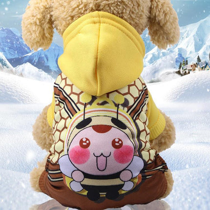 Cozy Canine Couture: Stylish Four-Legged Button-Up Pet Clothes