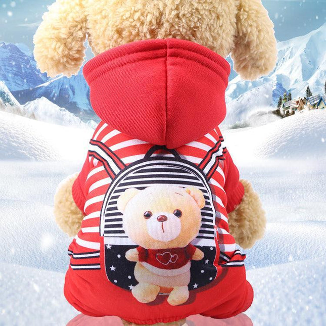 Cozy Canine Couture: Stylish Four-Legged Button-Up Pet Clothes