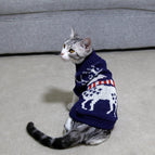 Scarf Deer Blue / Xs