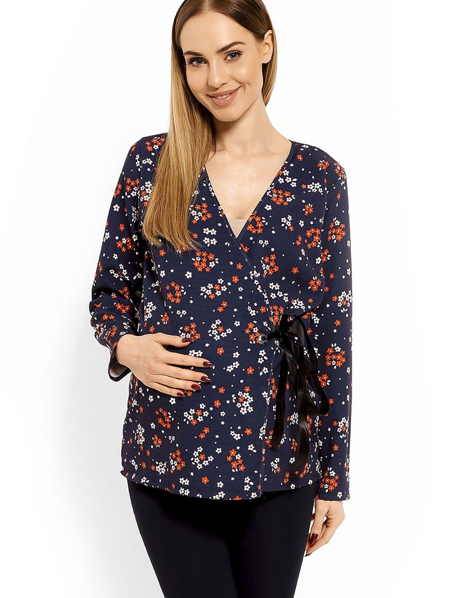 Elegant Wrap Style Pregnancy Top