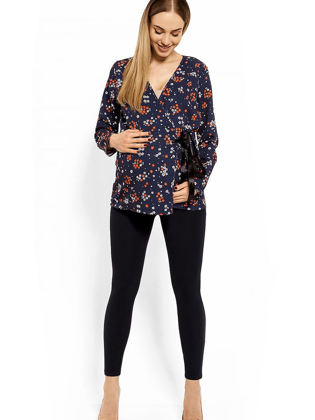 Elegant Wrap Style Pregnancy Top