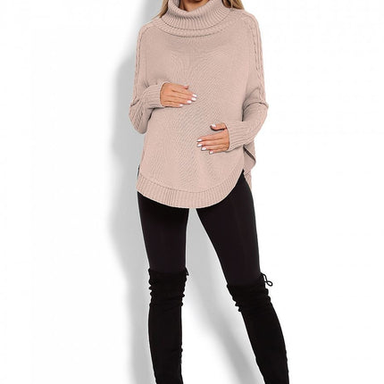 Maternity Poncho with Rounded Bottom