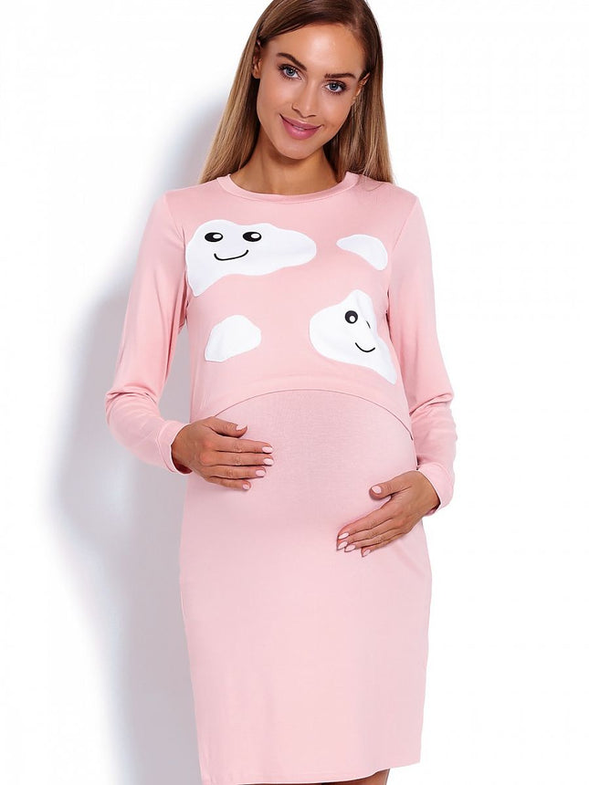 Comfortable Pregnancy & Nursing Maternity Nightgown