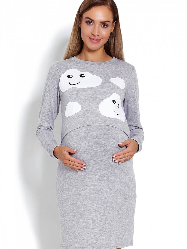 Grey Maternity Nightgown