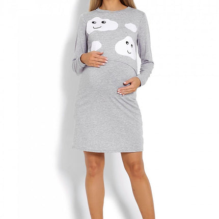 Grey Maternity Nightgown