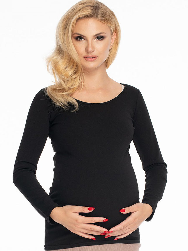 Elegant Classic Cut Maternity Blouse