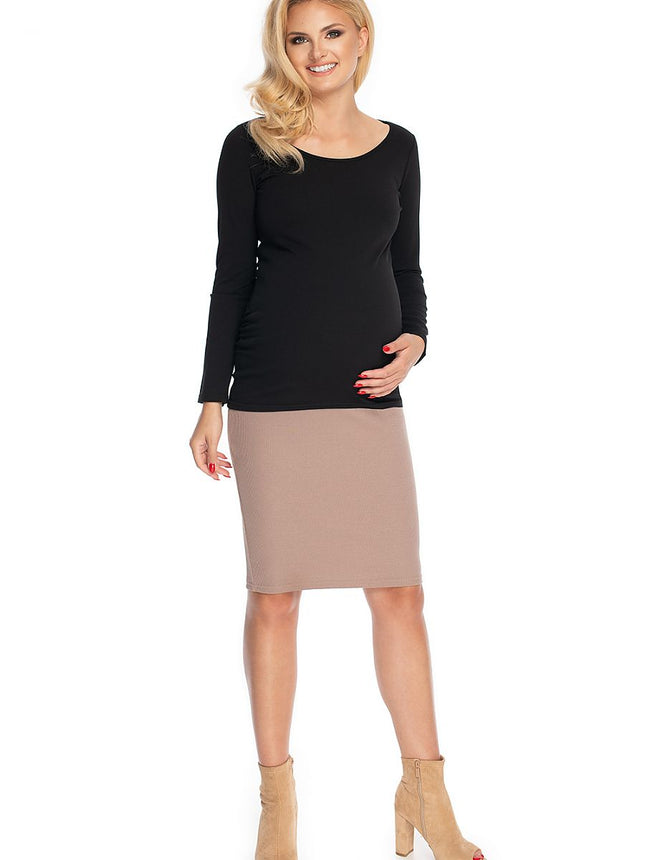 Elegant Classic Cut Maternity Blouse