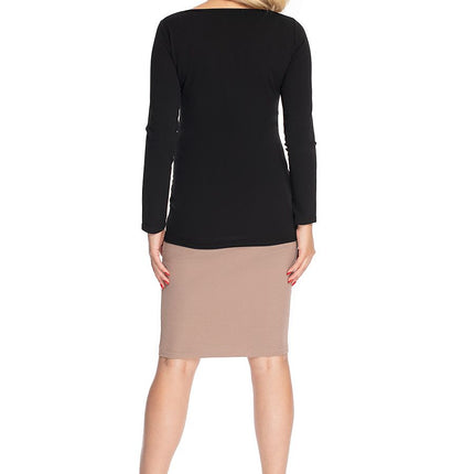 Elegant Classic Cut Maternity Blouse