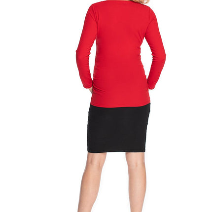 Elegant Classic Cut Maternity Blouse