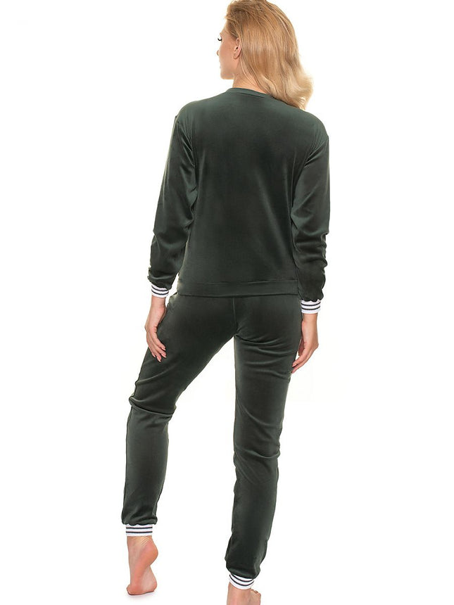 Maternity Tracksuit Set with Contrasting Piping