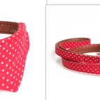 Red Set1 / Triangle Scarf Collar 1.3X34Cm