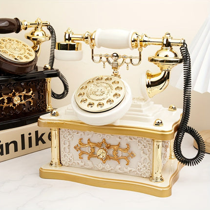 Vintage Telephone Music Box with 8 Melodies