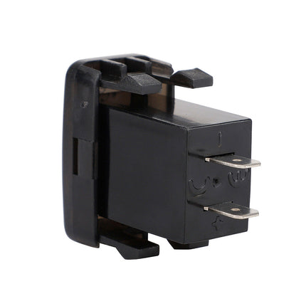 Dual USB Car Charger Socket 4.2A With Voltmeter Display Adapter Suitable For Toyota