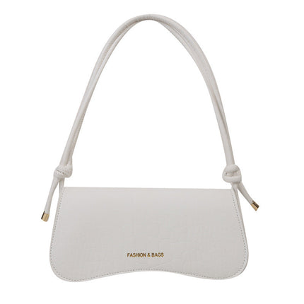 Summer Minimalist PU Underarm Bag Chic Solid Color Square Shoulder Purse Versatile Crossbody Tote For Women Elegant Office