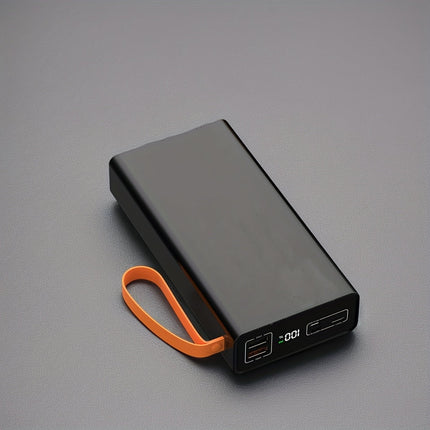 NNETM 50000mAh Magnetic Power Bank – 22.5W Fast Charging, LED Display, Multi-Device Charging