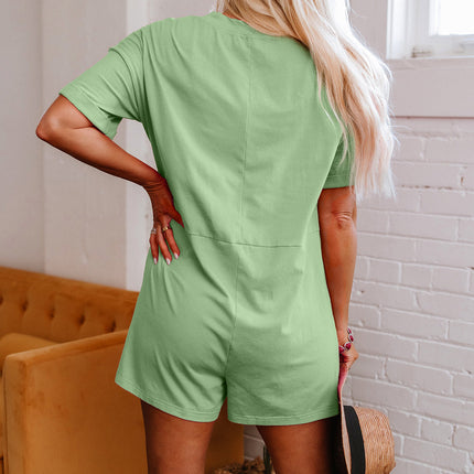 Vivienne Half Sleeve Knit Romper
