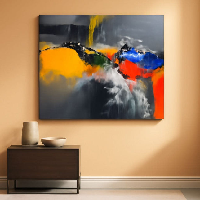 Abstract Wall Art 36x24 Inches Enchanting Painting