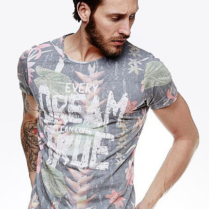 Men’s Printed Casual Graphic Tee
