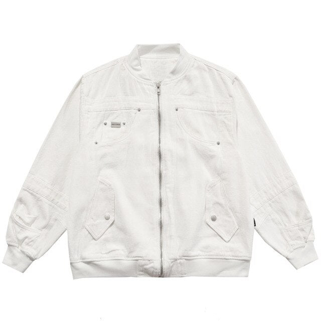 Retro Patchwork Denim Jacket