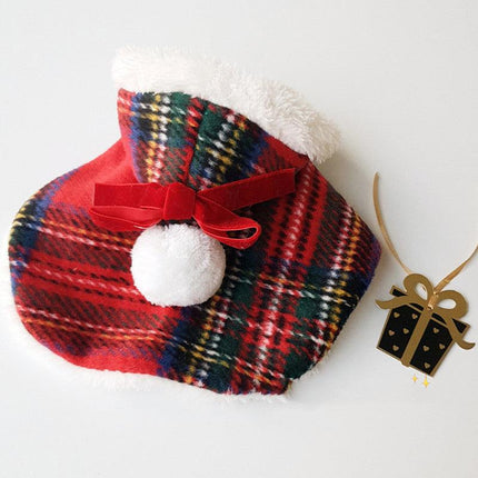 Festive Pet Cloak: Stylish Christmas And New Year Dog Clothes