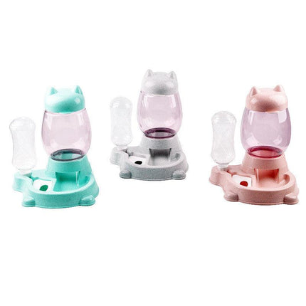 Pet Oasis: Automatic Feeder And Water Dispenser