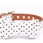 White / Bowknot Collar 1.3X32Cm Adjus