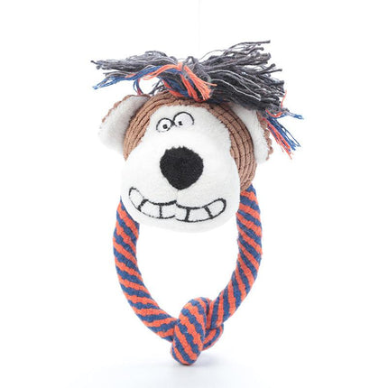 Playful Paws Cotton Rope Toys - Interactive Dog Teeth Cleaning And Sound Grinding Pet Toys