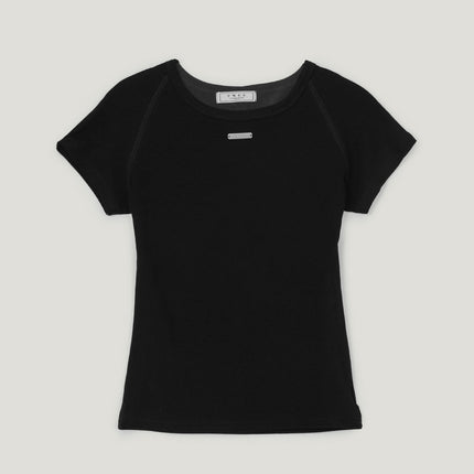 [TWEE] Nowell Panel Stitch Short-Sleeve T-Shirt