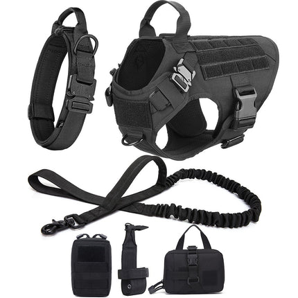 Dog Collar Military Dog Harness And Leash Set