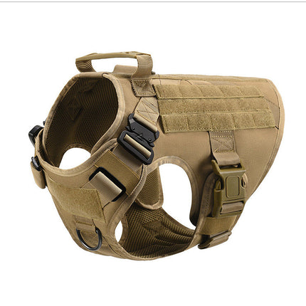 Tactical large dog vest dog patrol equipment pet dog clothes K9 chest strap