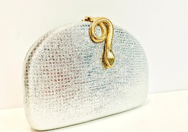 Evening Clutch with a snake clasp