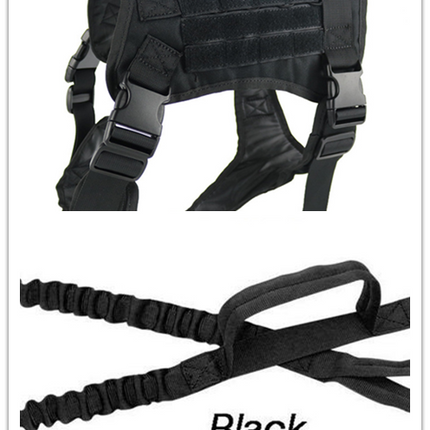 Tactical large dog vest dog patrol equipment pet dog clothes K9 chest strap